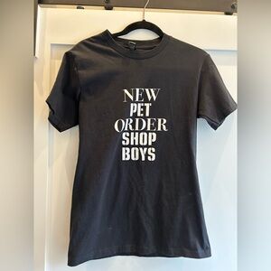 New Order Pet Shop Boys Unity North American tour shirt Size Small Unisex